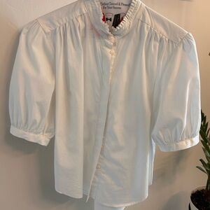 Rag & Bone white button up shirt XXS
